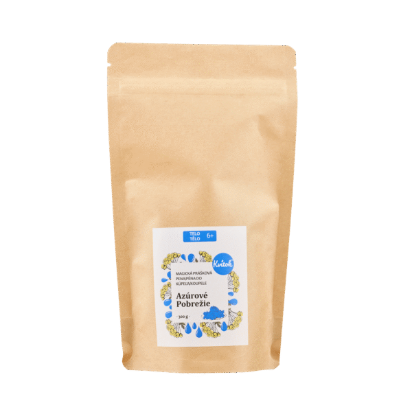 Kvitok Magická pěna do koupele Azurové pobřeží - 300 g - krásně pění - Image 2