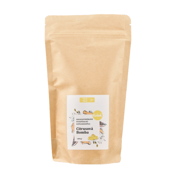 Kvitok Magická pěna do koupele Citrusová bomba - 300 g - krásně pění
