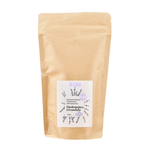 Kvitok Magická pěna do koupele Zklidňující levandule - 300 g - krásně pění - Image 2