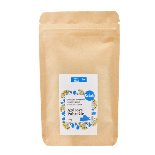 Kvitok Magická pěna do koupele Azurové pobřeží - 60 g - krásně pění - Image 3