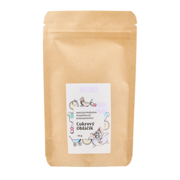 Kvitok Magická pěna do koupele Cukrový obláček - 60 g - krásně pění - Image 2