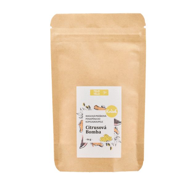 Kvitok Magická pěna do koupele Citrusová bomba - 60 g - krásně pění - Image 2