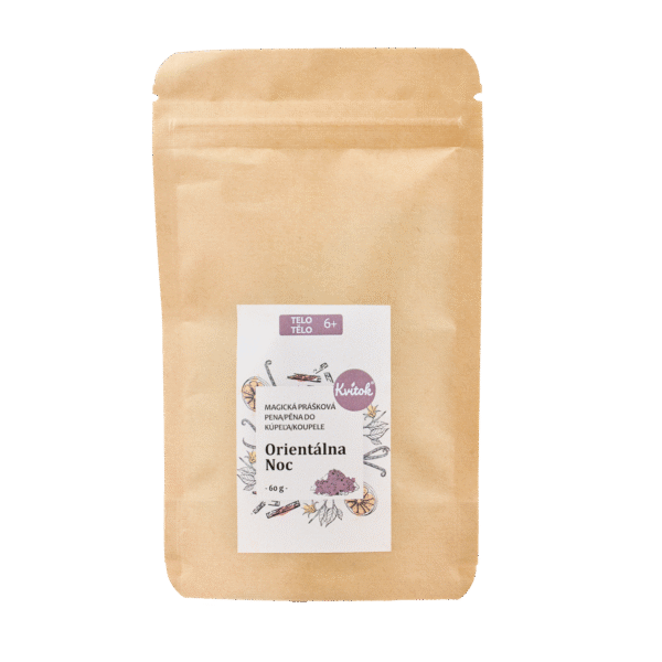 Kvitok Magická pěna do koupele Orientální noc - 60 g - krásně pění - Image 2