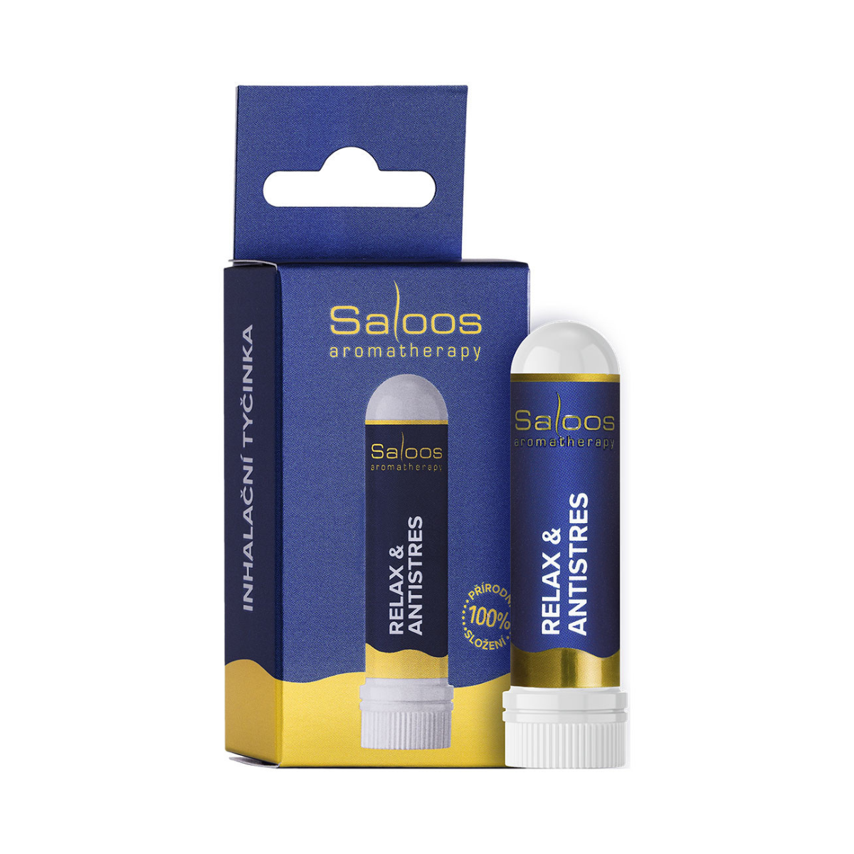 Saloos Inhalační tyčinka Relax & Antistres - pro zklidnění a uvolnění těla i mysli