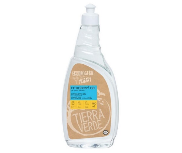 Tierra Verde Citronový gel na vodní kámen - 750 ml - odstraní usazeniny