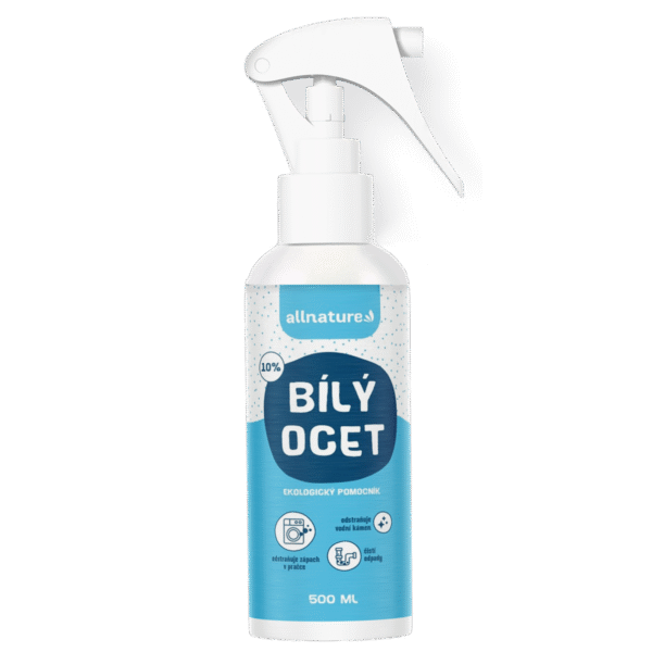 Allnature Bílý ocet 10% - 500 ml - účinný pomocník pro čistou domácnost!