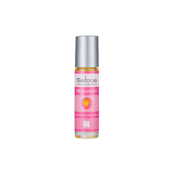 Saloos Aroma roll-on Migremint BIO (9 ml) - s mátou, eukalyptem a levandulí