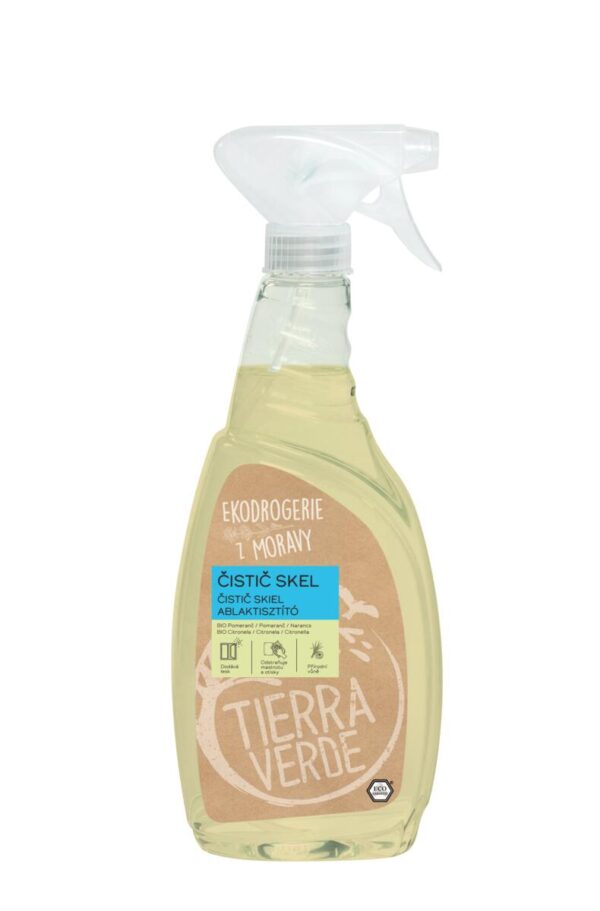 Tierra Verde Čistič skel s BIO pomerančem a citronelou - 750 ml