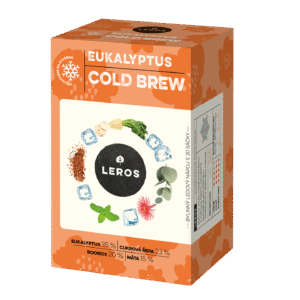 LEROS Bylinná směs Eukalyptus Cold Brew - nálev. sáčky (20 x 1,8 g) - na přípravu ledového čaje