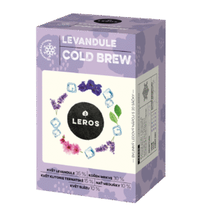 LEROS Bylinná směs Levandule Cold Brew - nálev. sáčky (20 x 1,2 g) - na přípravu ledového čaje