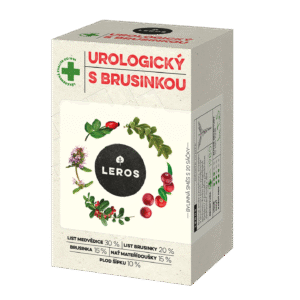 LEROS Bylinný čaj urologický s brusinkou - nálev. sáčky (20 x 1,5 g) - podporuje zdraví močových cest