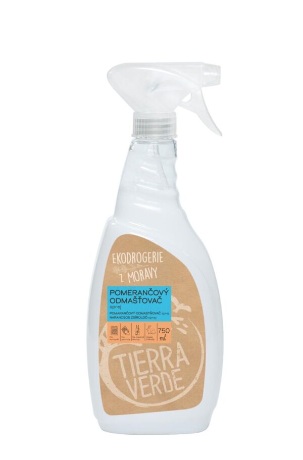 Tierra Verde Pomerančový odmašťovač (sprej 750 ml) - praktický univerzální čistič - Image 2