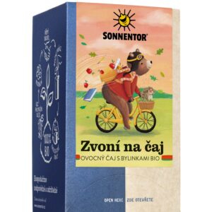 Sonnentor Ovocný čaj s bylinkami Zvoní na čaj BIO - nálevové sáčky (18 x 2,5 g) - krásný dárek pro učitele