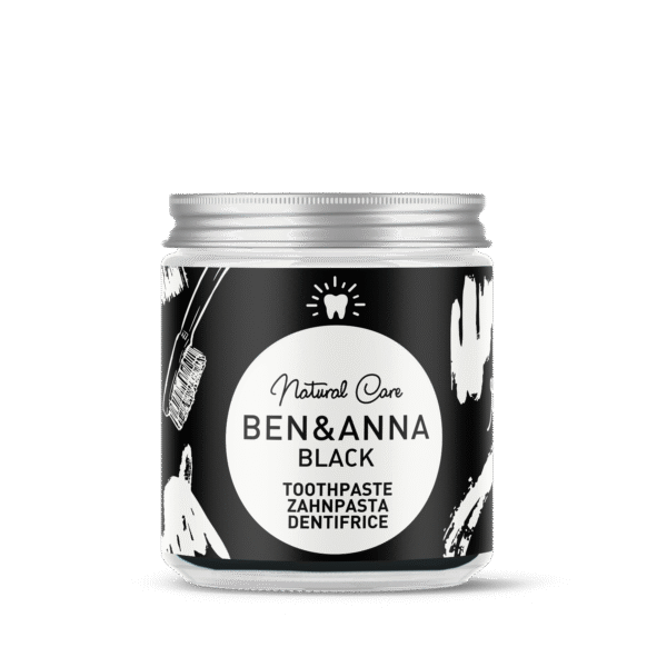 Ben & Anna Zubní pasta pro bělení zubů s aktivním uhlím (100 ml) - bez obsahu fluoridu
