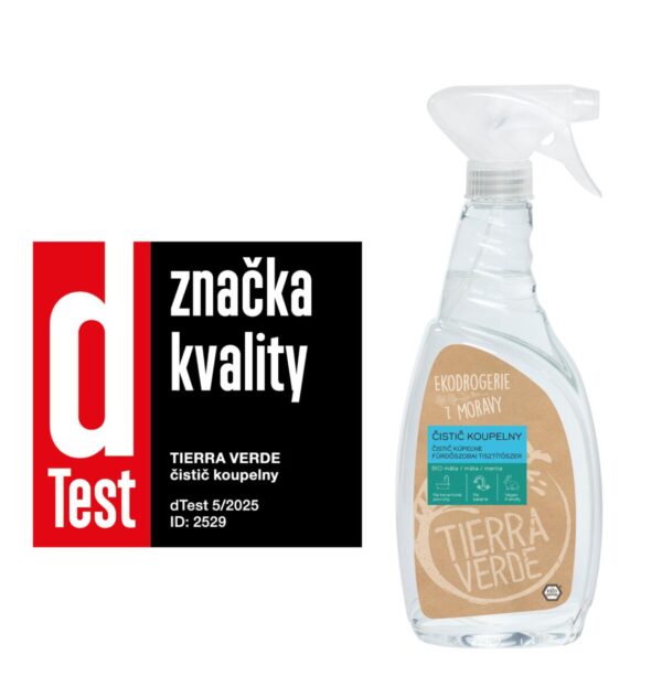 Tierra Verde Čistič koupelny s BIO mátou - 750 ml (sprej) - s biologicky odbouratelnými tenzidy