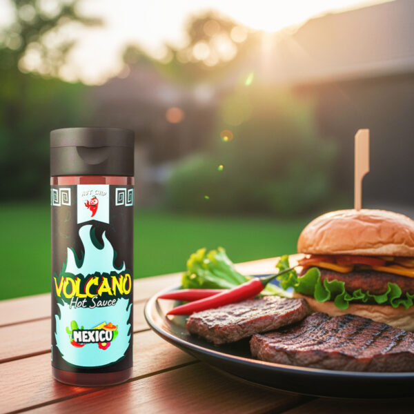 Mexická Chilli Omáčka 310g – Volcano - Image 2