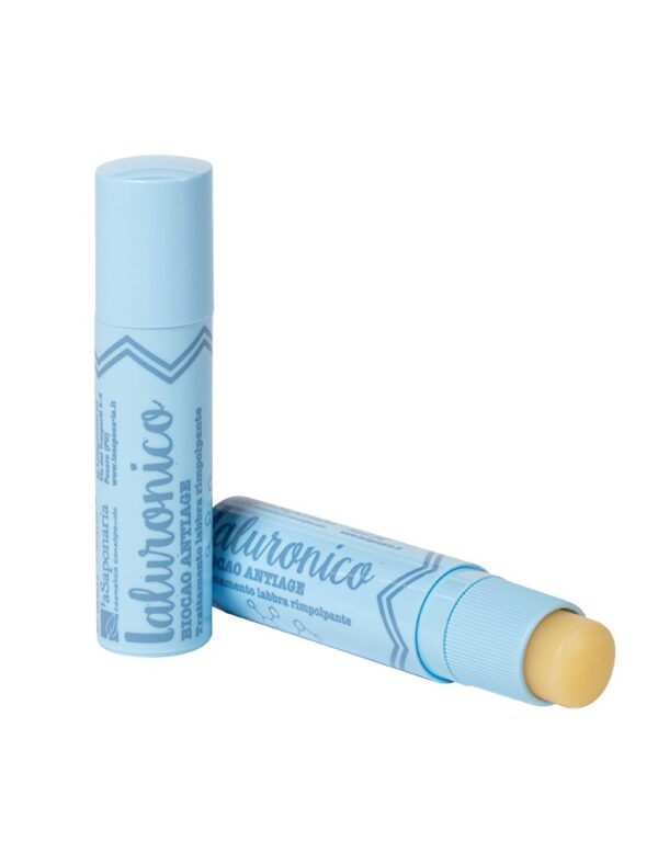 laSaponaria Balzám na rty Biocao s kyselinou hyaluronovou BIO (5,7 ml) - s neutrální vůní pro ženy i muže