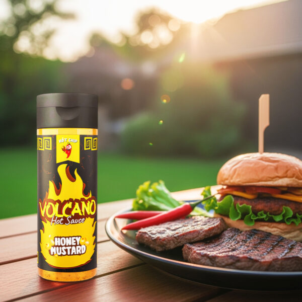 Chilli Medová Hořčice 310g – Volcano - Image 2