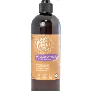 Tierra Verde Tekuté mýdlo na ruce - BIO Levandule - 480 ml - s českým bio jitrocelem