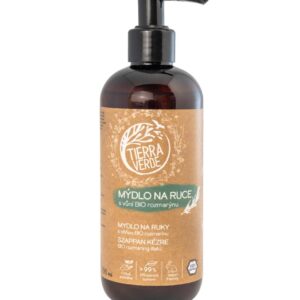 Tierra Verde Tekuté mýdlo na ruce - BIO Rozmarýn - 290 ml - s českým bio jitrocelem