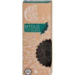 Tierra Verde Tekuté mýdlo na ruce – rozmarýnové (230 ml) - pošk. obal - vhodné i pro časté umývání rukou