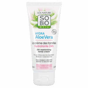 SO’BiO étic Krém hydratační hypoalergenní s Aloe vera pro celou rodinu BIO (100 ml) - hydratuje, zklidňuje a regeneruje