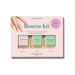 Manucurist Dárková sada Rescue Kit pro poškozené nehty - obnovuje a regeneruje nehty