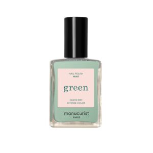 Manucurist Green schnoucí lak na nehty - Mint (15 ml) - jemná pastelově zelená barva