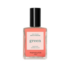 Manucurist Green schnoucí lak na nehty - Bird of Paradise (15 ml) - korálově oranžová s růžovým podtónem