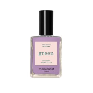 Manucurist Green schnoucí lak na nehty - Lisa Lilas (15 ml) - pastelová fialová barva