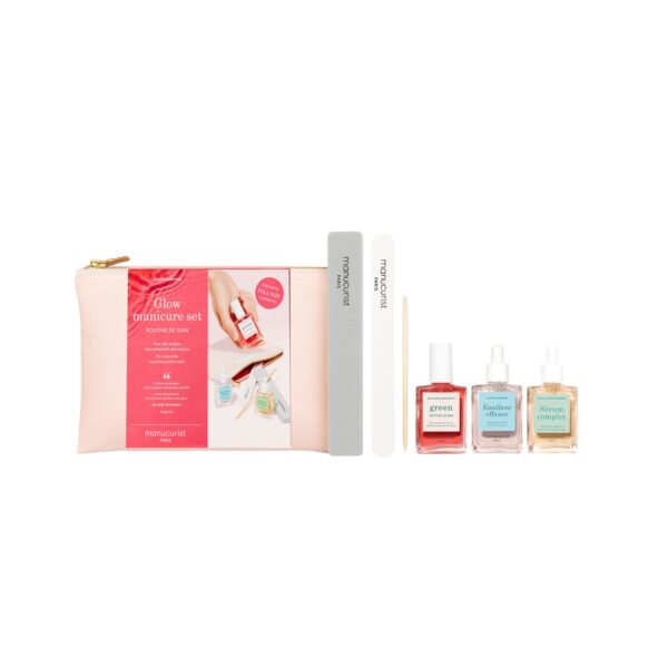 Manucurist Dárková sada Glow Manucure Set - domácí nehtové studio