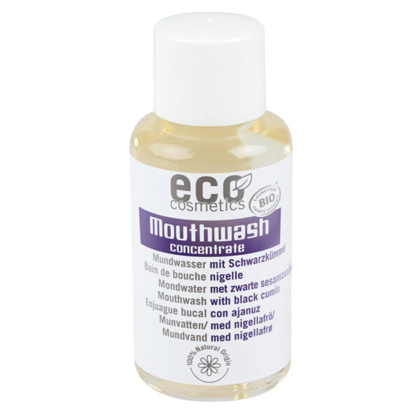Eco Cosmetics Ústní voda s černuchou BIO (50 ml) - s výtažky ze šalvěje a echinacey