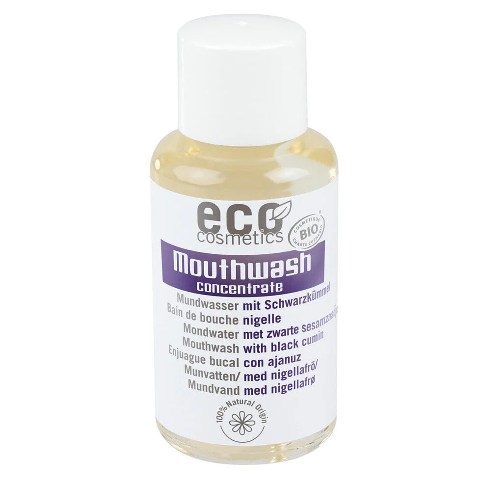 Eco Cosmetics Ústní voda s černuchou BIO (50 ml) - s výtažky ze šalvěje a echinacey