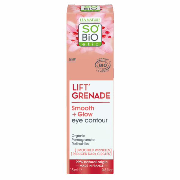 SO’BiO étic Péče o okolí očí Lift'Grenade BIO (15 ml) - s granátovým jablkem