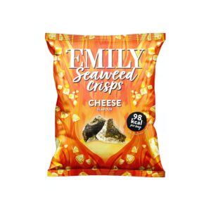 Emily Křupky z mořských řas s příchutí sýru rostlinné (18 g) - lahodná chuť bez palmového oleje