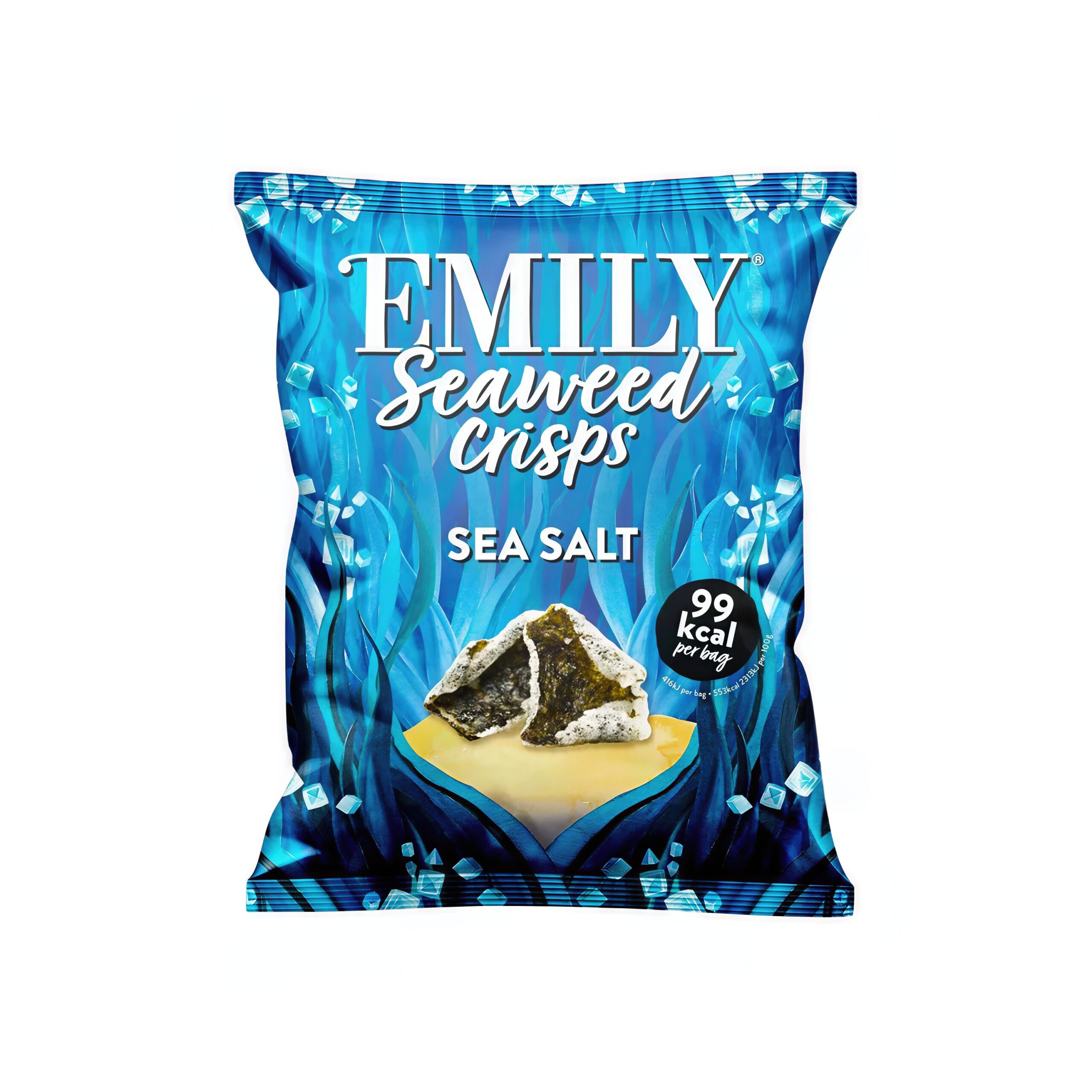 Emily Křupky z mořských řas s mořskou solí (18 g) - zdroj omega-3 mastných kyselin