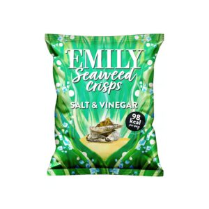 Emily Křupky z mořských řas s octem a mořskou solí (18 g) - zdroj omega-3 mastných kyselin