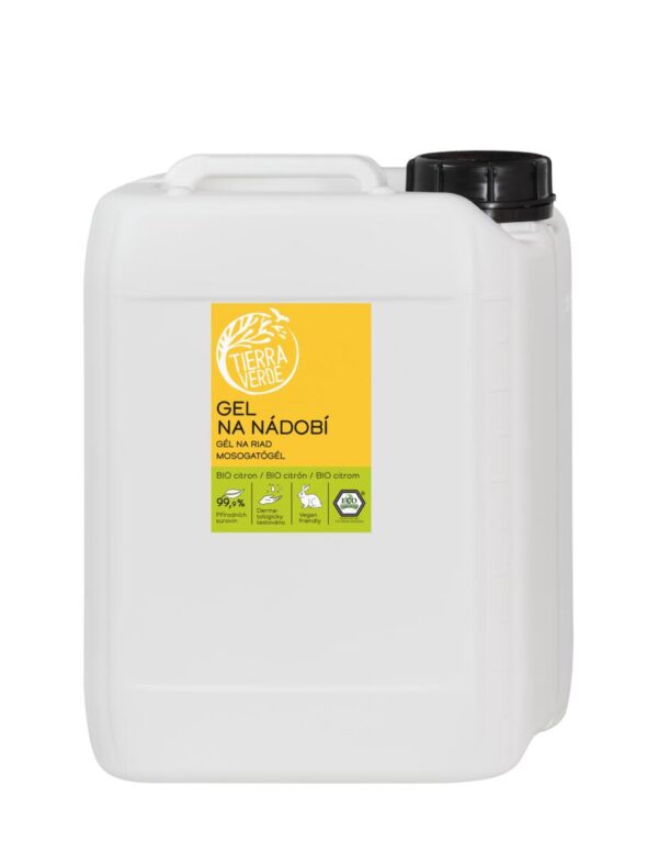 Tierra Verde Gel na nádobí - BIO citron - 5 l
