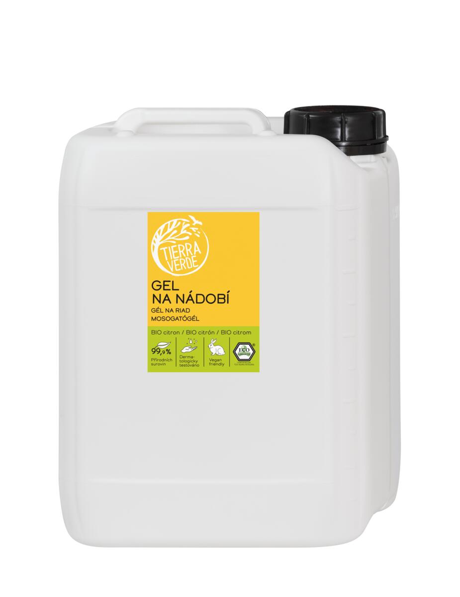 Tierra Verde Gel na nádobí - BIO citron - 5 l