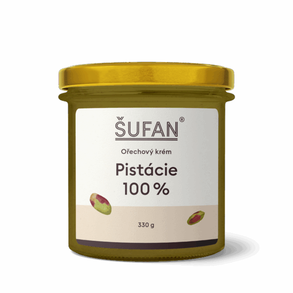 Šufan Pistáciové máslo 100% - 330 g - prvotřídní kvalita bez cukru