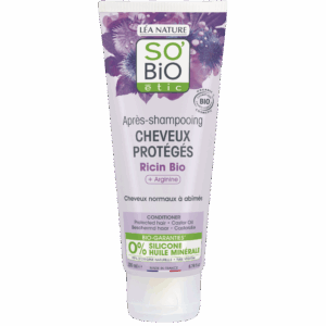 SO’BiO étic Kondicionér ochranný s ricinem a argininem BIO (200 ml) - pro normální až poškozené vlasy
