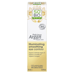 SO’BiO étic Anti-Age Precieux Argan Péče o oční okolí vyhlazující GOLD BIO (15 ml) - ideální pro zralou pleť