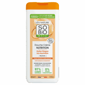SO’BiO étic Krém sprchový NUTRITION s arganovým olejem BIO (650 ml) - ideální pro suchou pokožku