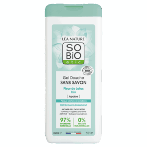 SO’BiO étic Gel sprchový BEZ MÝDLA s lotosovým květem BIO (650 ml) - ideální pro suchou a citlivou pokožku