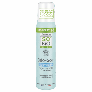 SO’BiO étic Deodorant přírodní ECO SPRAY 24h - Aloe vera BIO (100 ml) - účinný až 24 hodin