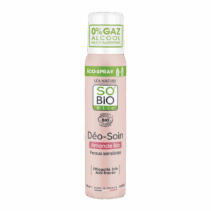 SO’BiO étic Deodorant přírodní ECO SPRAY 24h - mandle BIO (100 ml) - účinný až 24 hodin