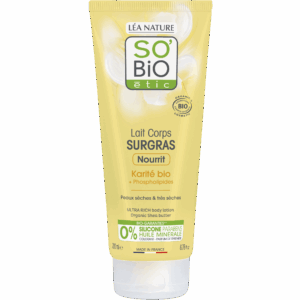 SO’BiO étic Mléko tělové ultra výživné s karité BIO (200 ml) - ideální pro suchou pokožku
