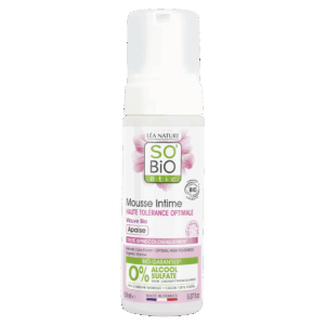 SO’BiO étic Pěna mycí pro intimní hygienu hypoalergenní BIO (150 ml) - s výtažkem ze slézu obecnéhoideální pro suchou pokožku