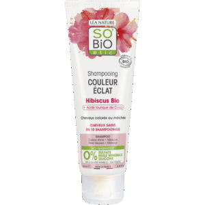 SO’BiO étic Šampon pro barvené a melírované vlasy s ibiškem BIO (250 ml) - udržuje zářivou barvu