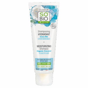 SO’BiO étic Šampon hydratační kokos a kyselina hyaluronová BIO (250 ml) - pro všechny typy vlasů